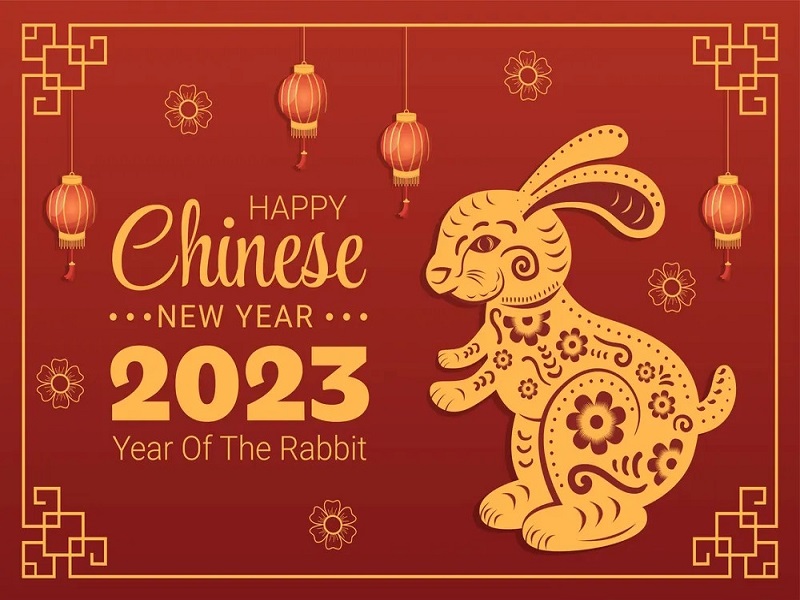Праздничное уведомление о китайском Новом году